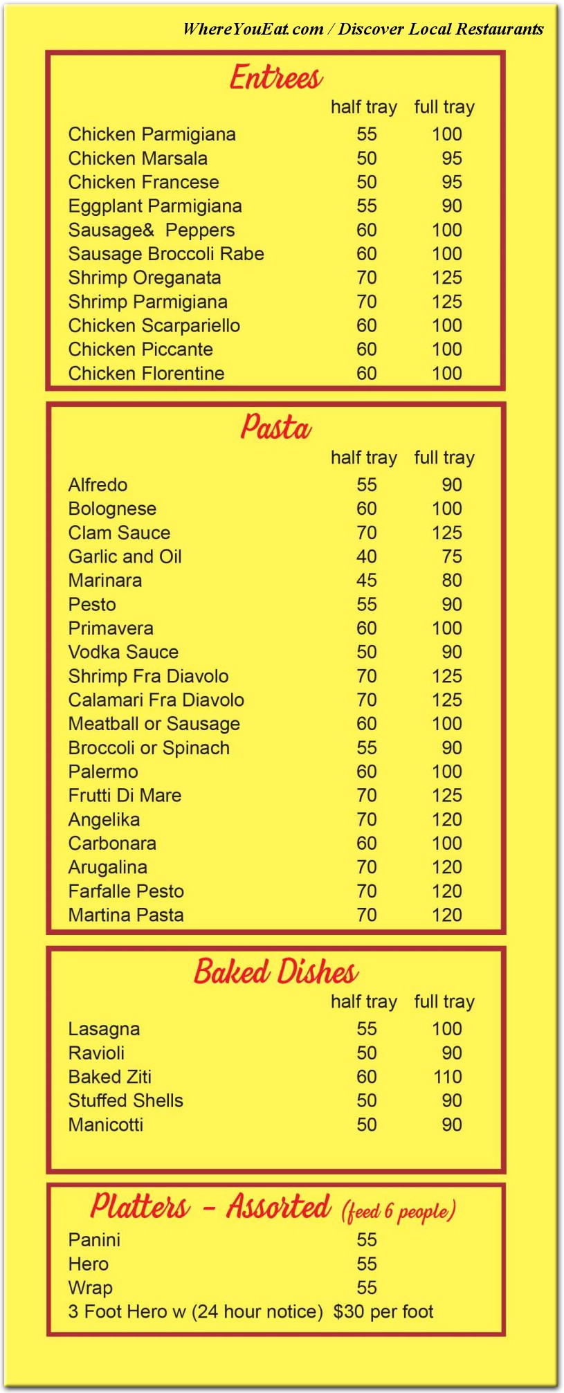menu 7